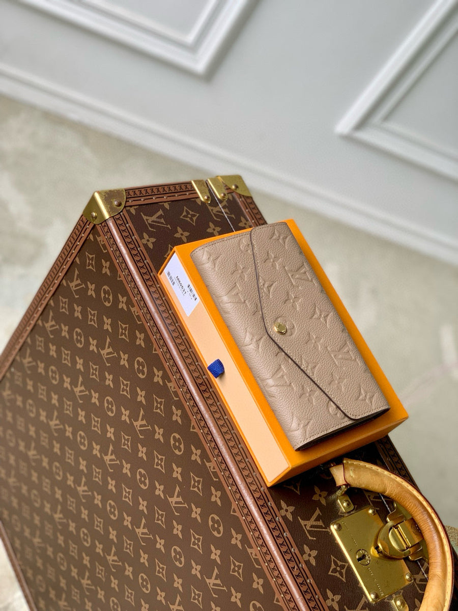 Louis Vuitton Wallets- Louis Vuitton Lou Sarah Wallet Compact Luxury Card Wallet