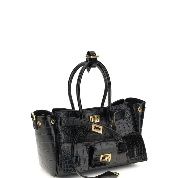 Balenciaga premium shoulder bags detail and craftsmanship close-up
