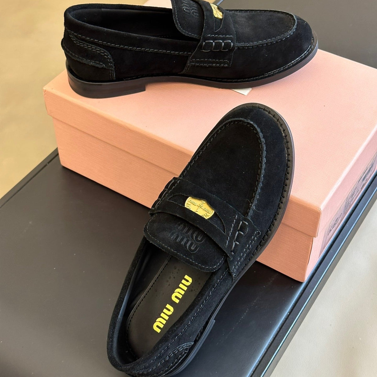 Shoes- Miu M Loafers Comfortable Everyday Designer Shoes