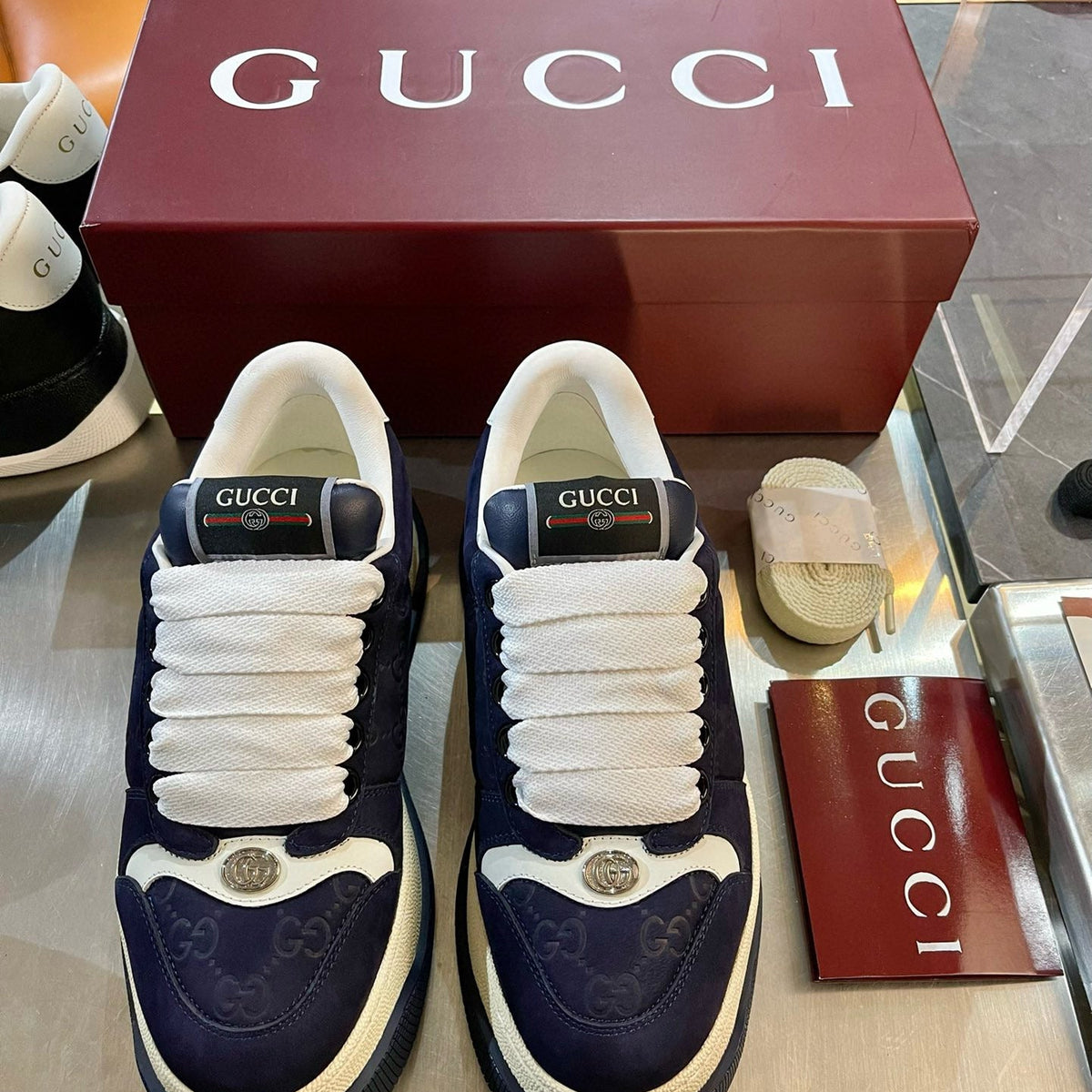 Gucci Shoes- Gucci Screener Trainers Comfortable Everyday Designer Shoes
