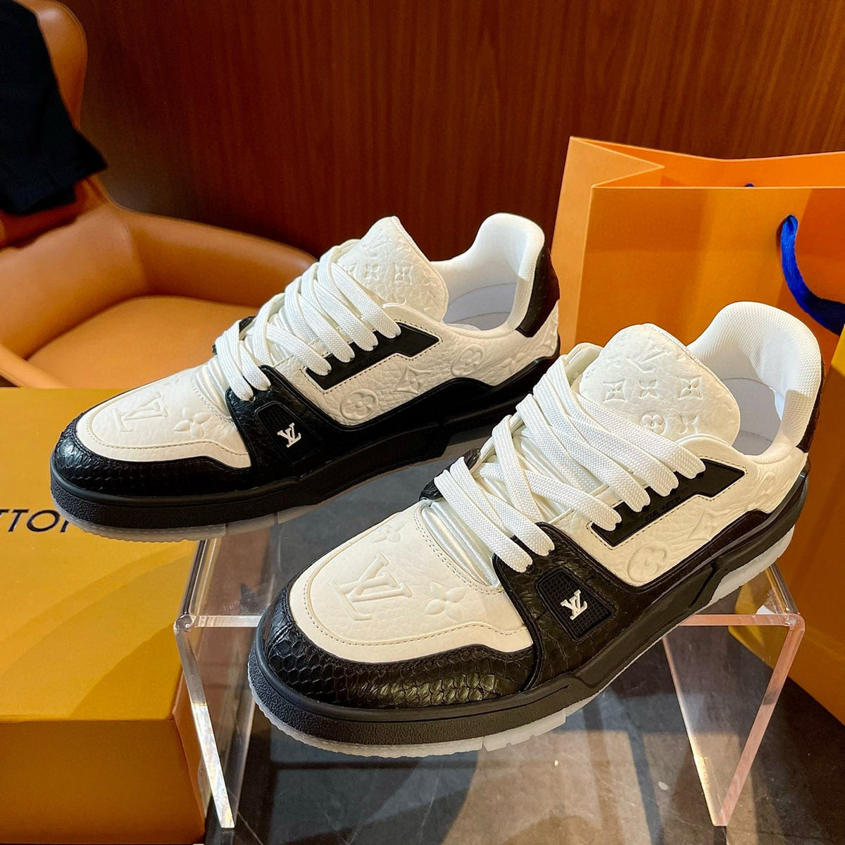 Louis Vuitton Shoes- Louis Vuitton Lou Trainers Luxury Lifestyle Designer Footwear