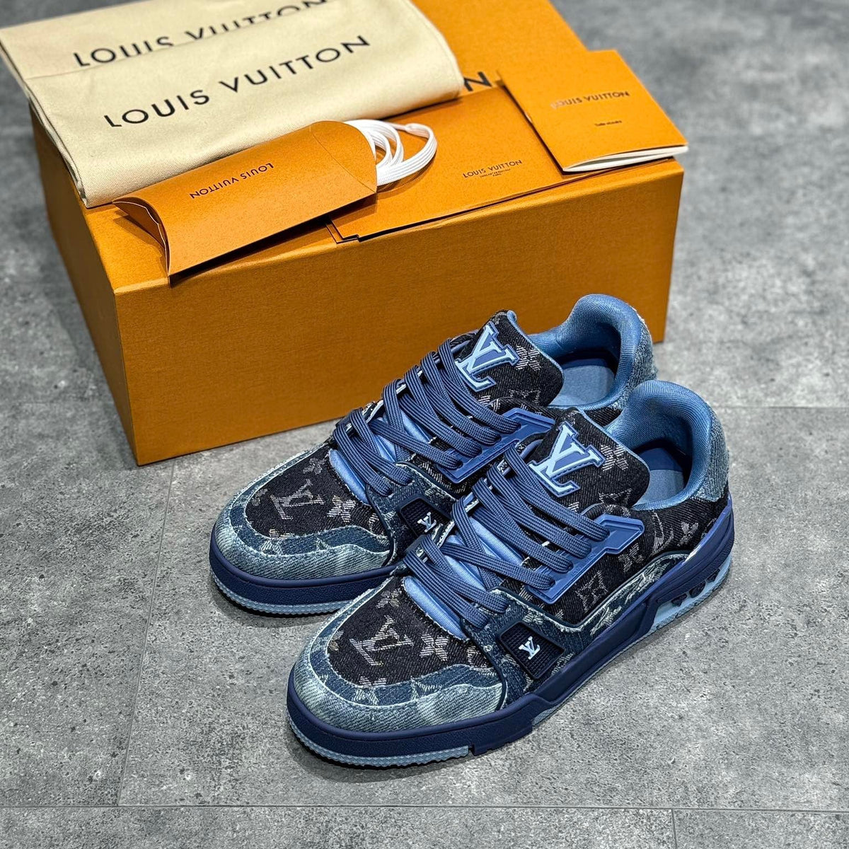 Louis Vuitton Shoes- Louis Vuitton Lou Trainers Comfortable Everyday Designer Shoes