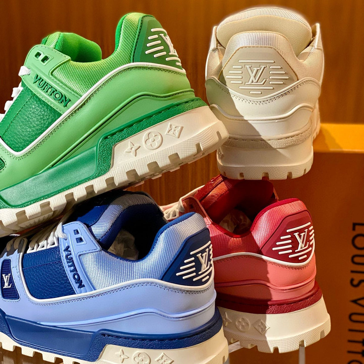 Louis Vuitton Shoes- Louis Vuitton Lou Trainer Maxi Trainers Luxury Lifestyle Designer Footwear
