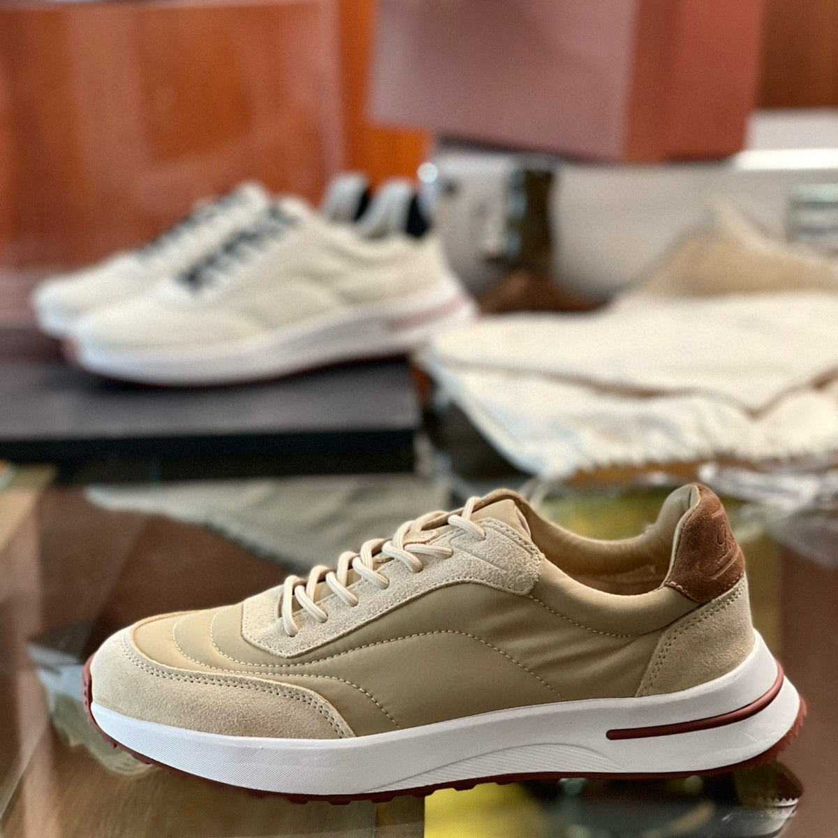 Shoes- Loro P Weekend Walk Trainers Luxury Lifestyle Designer Footwear