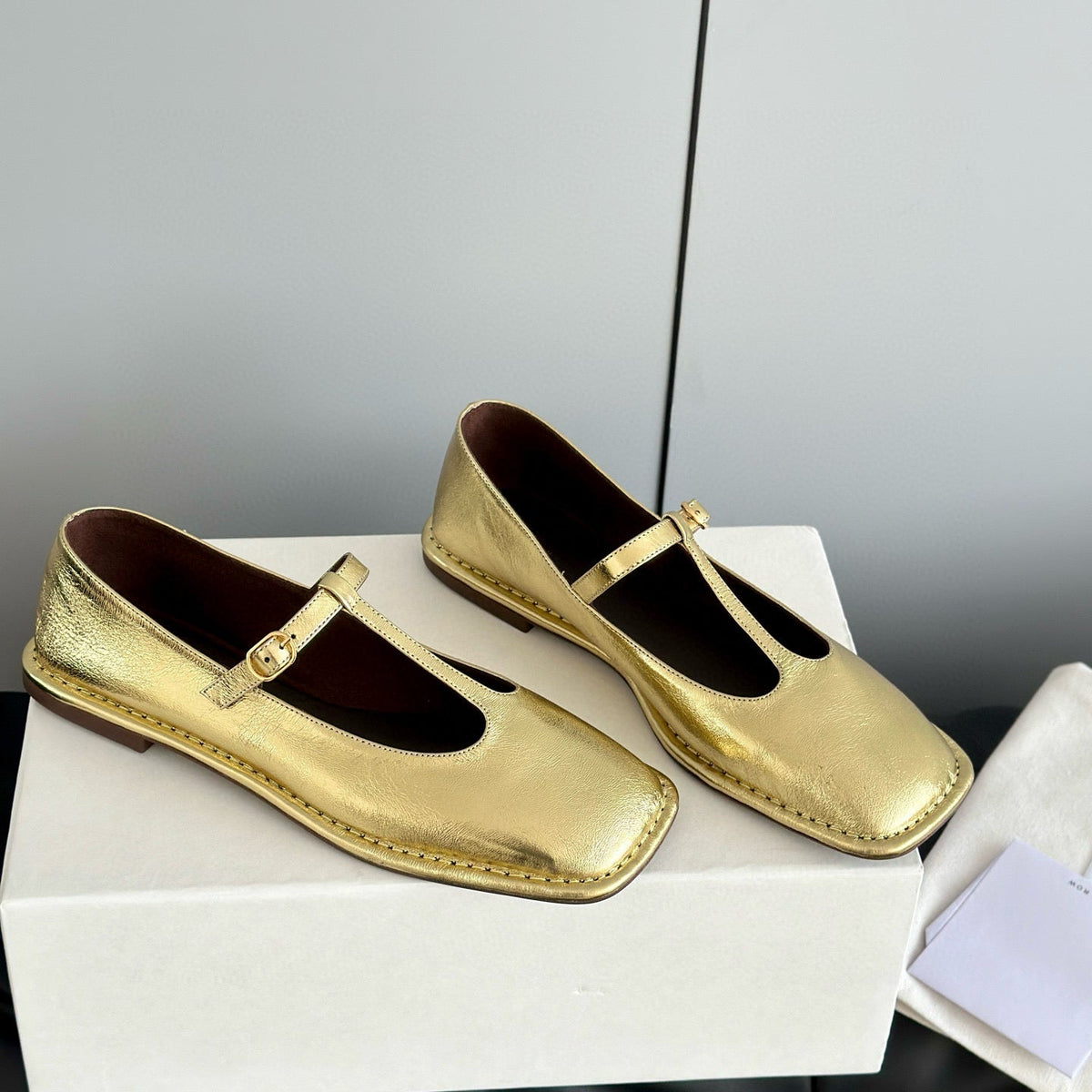 The Row Accessories- The Row T Strap Flats Luxury Designer Fashion Accessory