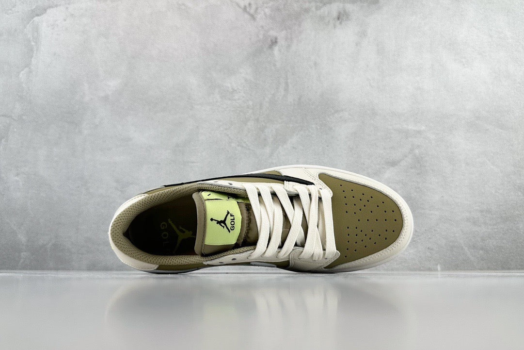 Jordan Shoes- Jordan Travis S x Jordan 1 Low Luxury Lifestyle Designer Footwear