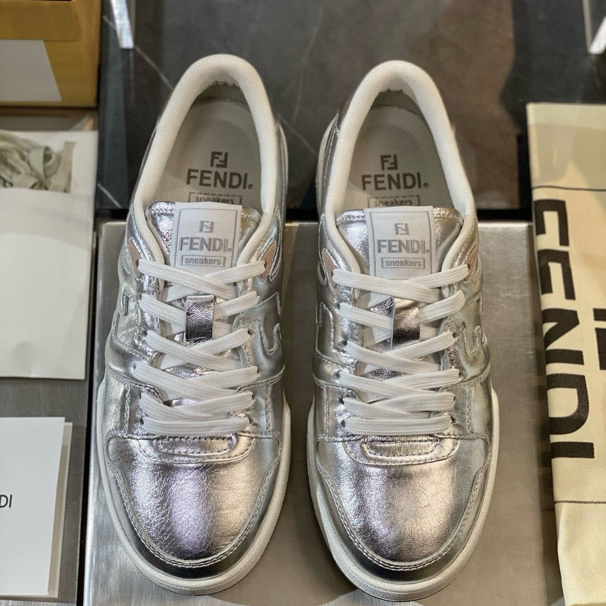 Shoes- Fen Match Sneaker Premium Designer Casual Shoes