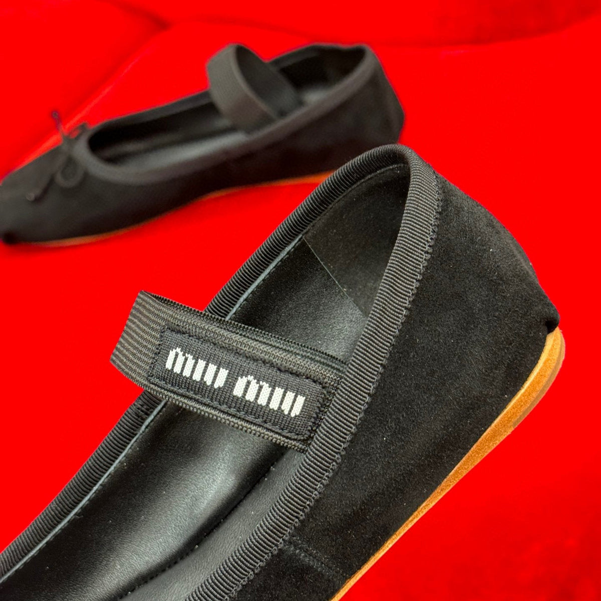Shoes- Miu M Ballerina Flats Luxury Lifestyle Designer Footwear