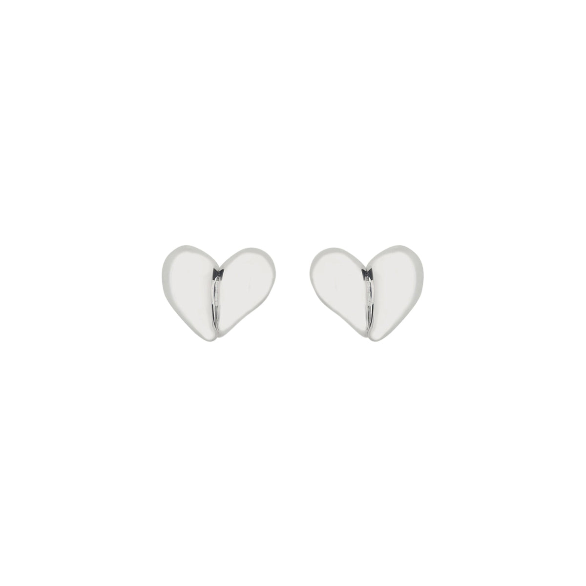 Bottega Veneta Jewellery? Bottega Veneta Women Heart-Shaped Earrings Elegant Everyday Fine Jewellery
