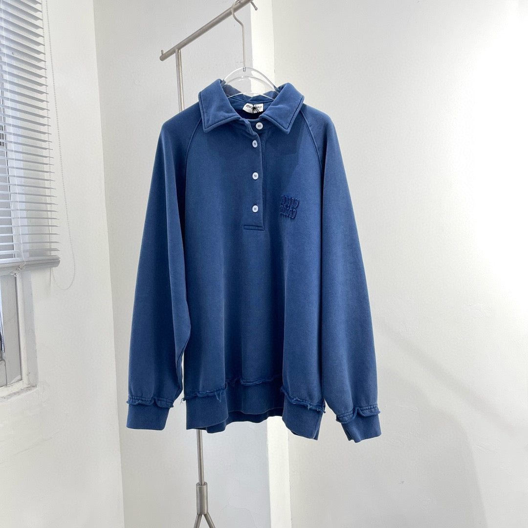 Hoodies- Miu M Sweatshirt Comfortable Luxury Streetwear Hoodie