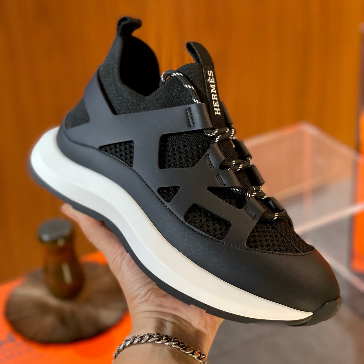 Shoes- Herm Katana Sneakers Premium Designer Casual Shoes