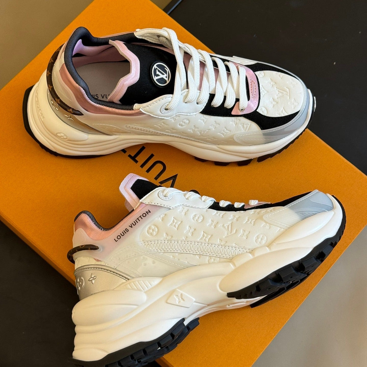 Louis Vuitton Shoes- Louis Vuitton Lou Run 55 Trainers Premium Designer Casual Shoes