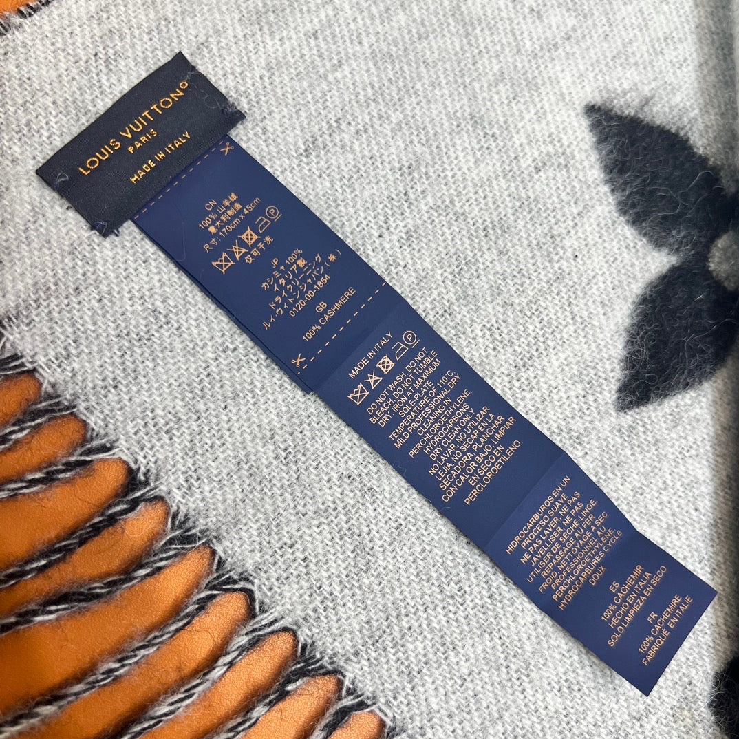 Louis Vuitton Scarves- Louis Vuitton Lou Scarf Elegant Everyday Designer Scarf