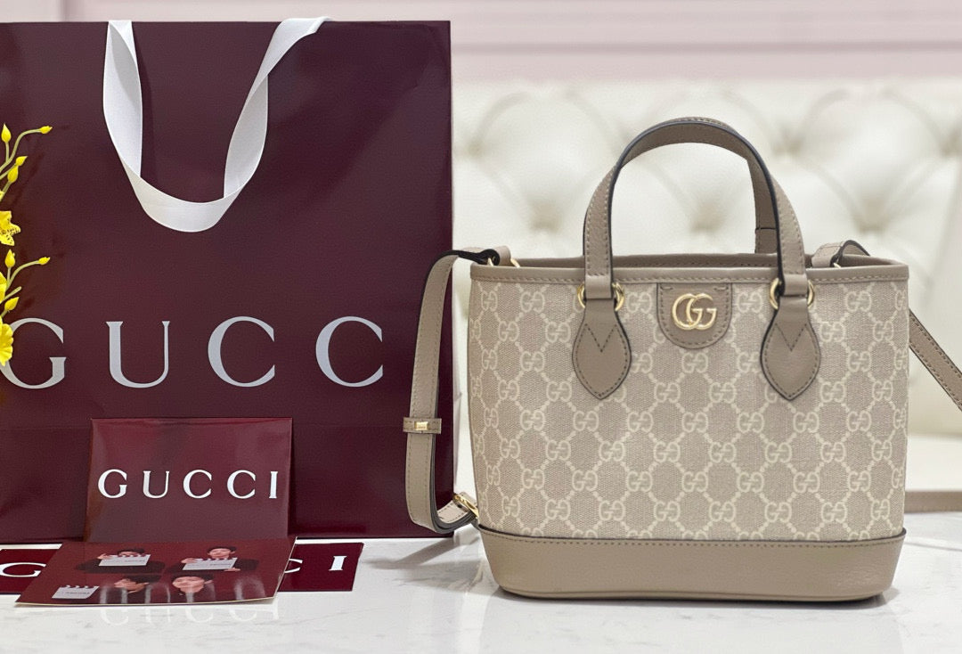 Gucci Bags- Gucci Ophidia Mini Tote Bag Elegant Everyday Designer Handbag
