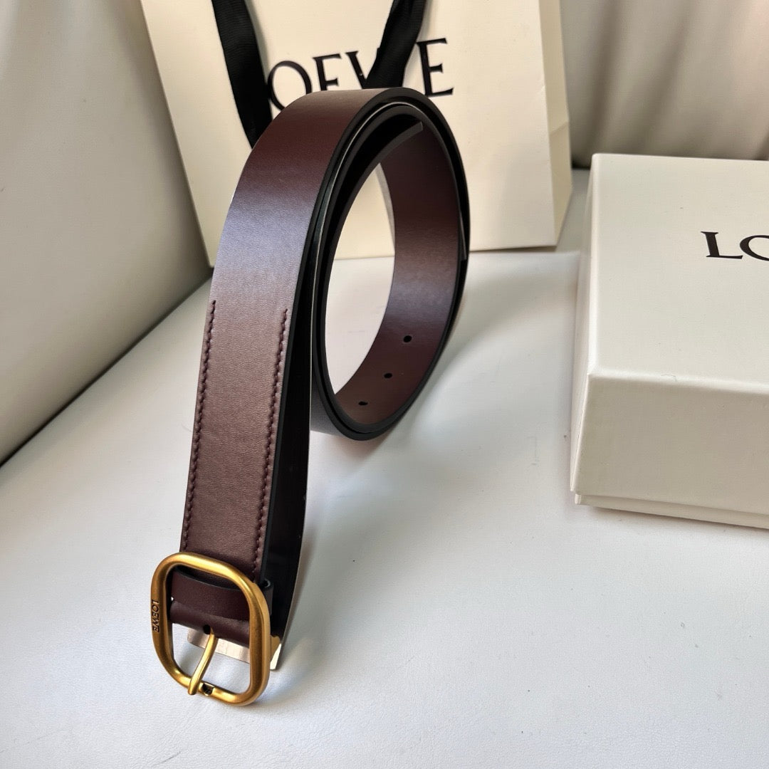 Belts- Loew Belt 3.5 Cm Classic Everyday Designer Belt
