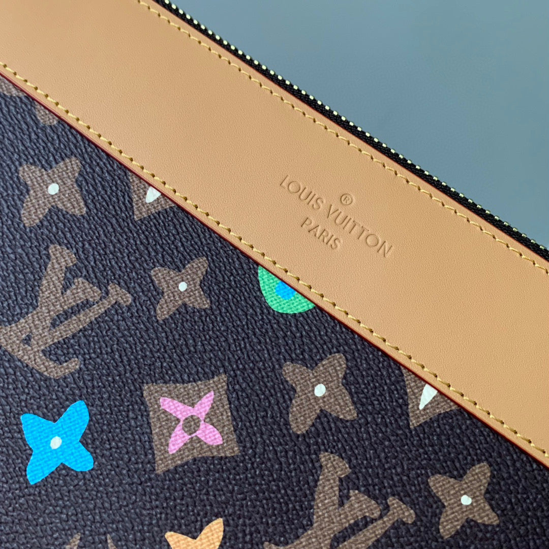 Louis Vuitton Bags- Louis Vuitton Lou Pochette Voyage Souple Pouch Elegant Everyday Designer Handbag