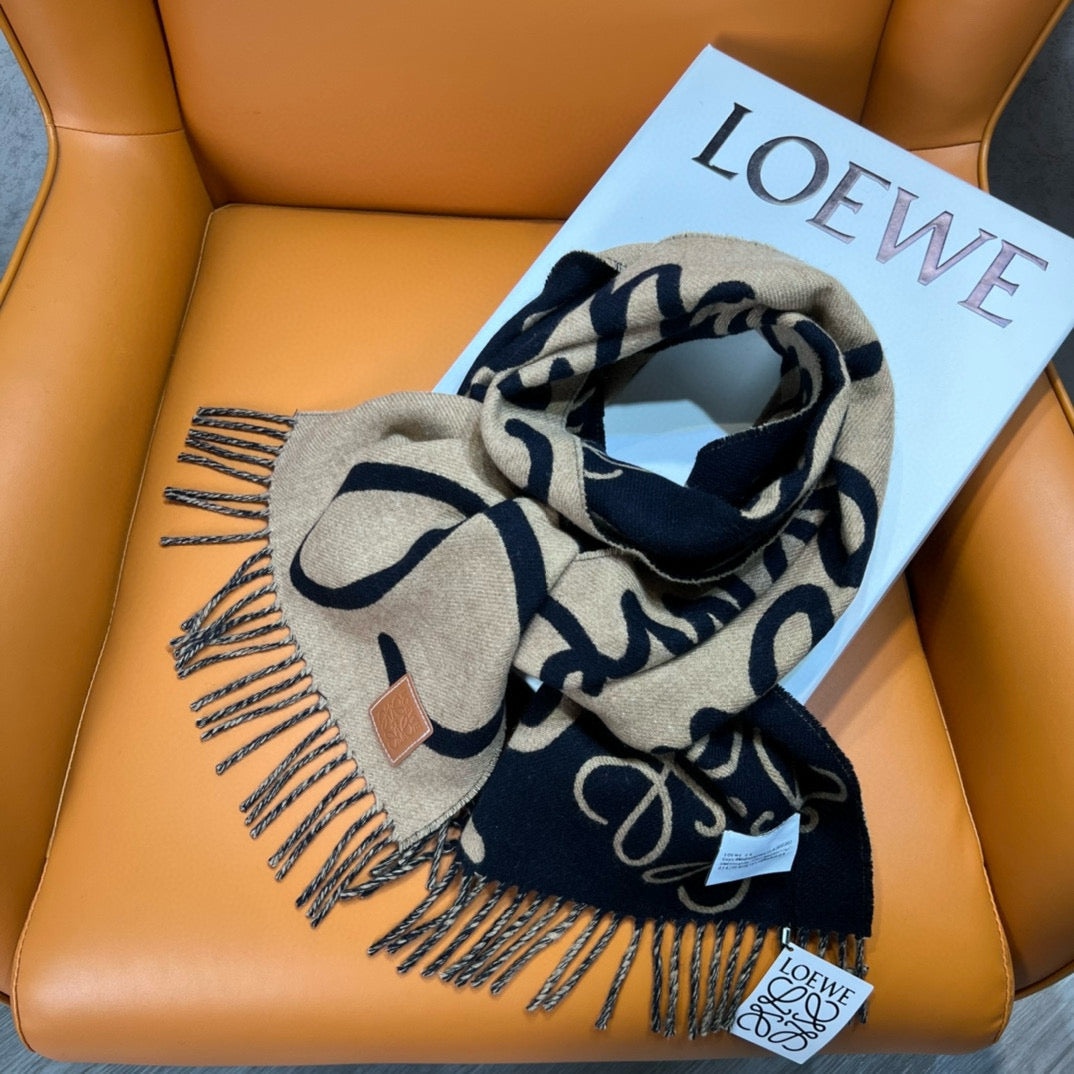 Scarves- Loew Scarf Luxury Designer Silk Scarf