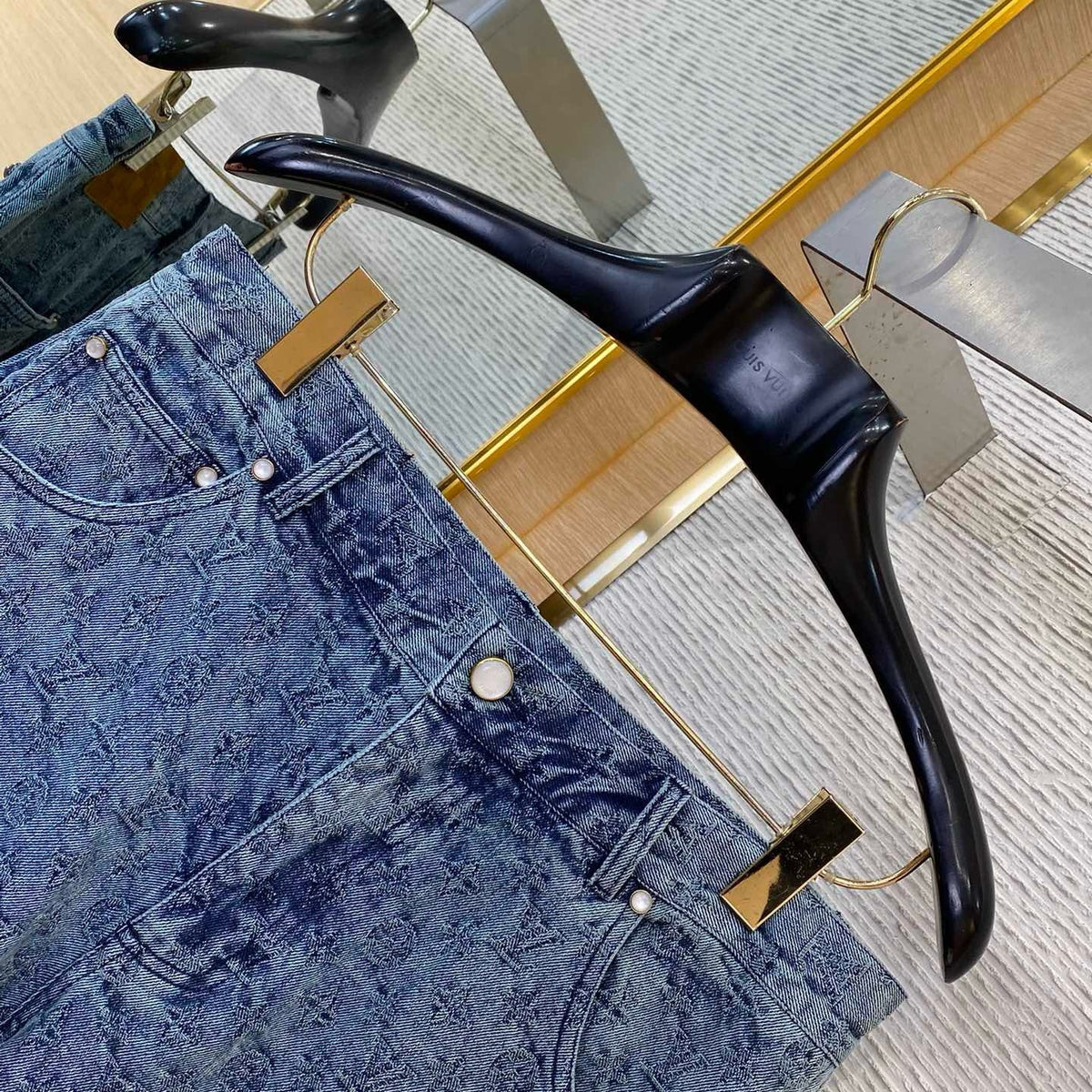 Louis Vuitton Jeans- Louis Vuitton Lou Denim Shorts Premium Designer Denim Jeans