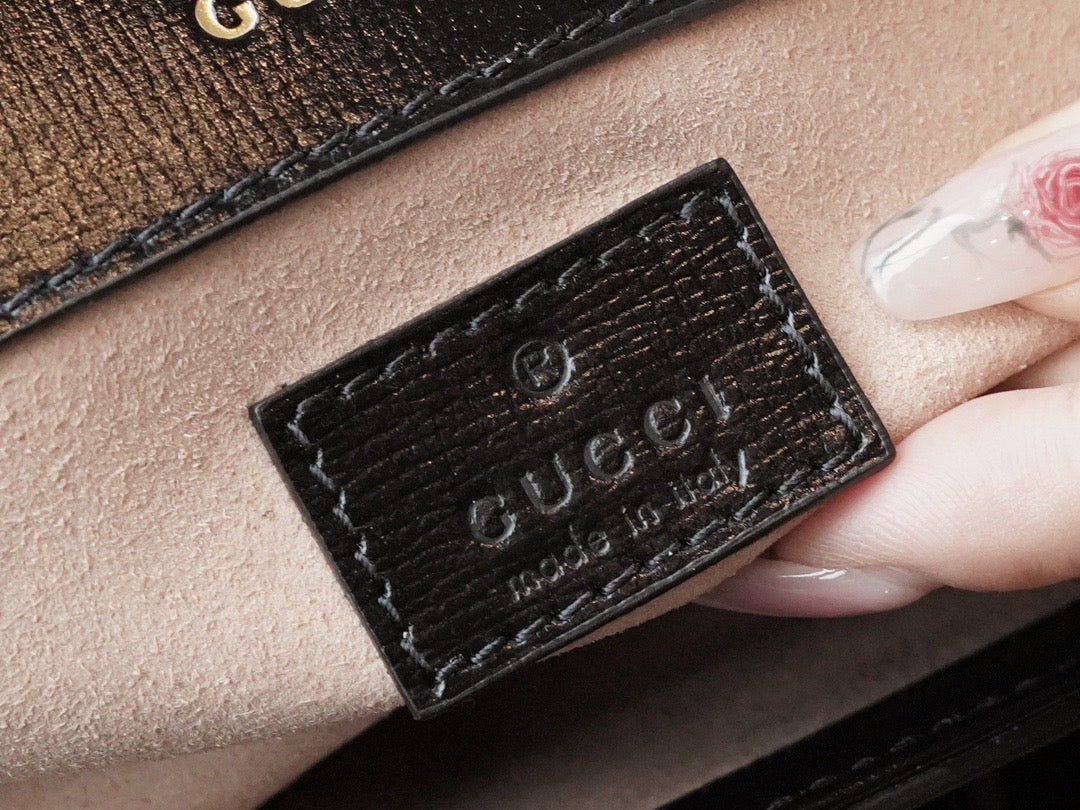 Gucci Bags- Gucci Horsebit 1955 Small Bag Luxury Designer Leather Handbag