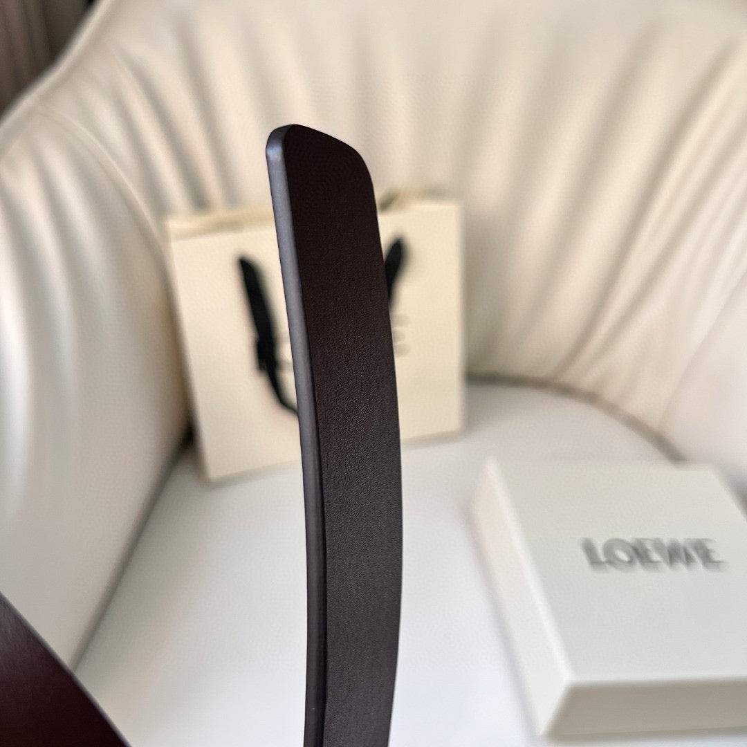 Belts- Loew Belt 3.5 Cm Premium Leather Designer Belt