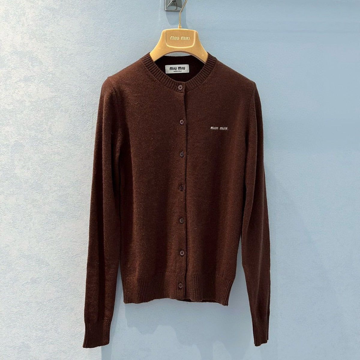 Sweaters- Miu M Cardigan Premium Casual Designer Knitwear