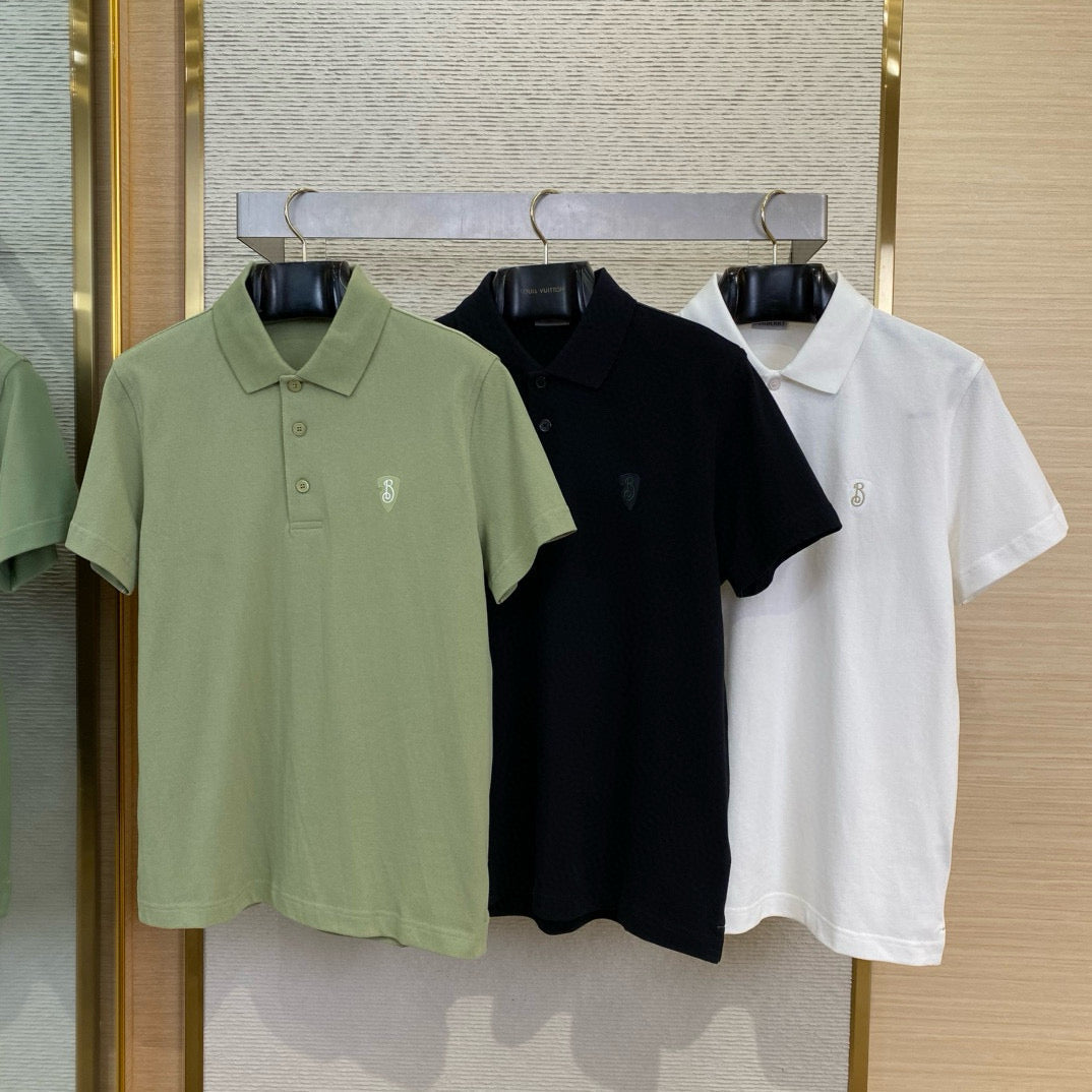 Polo Shirts- Bbr Polo Classic Designer Cotton Polo Shirt