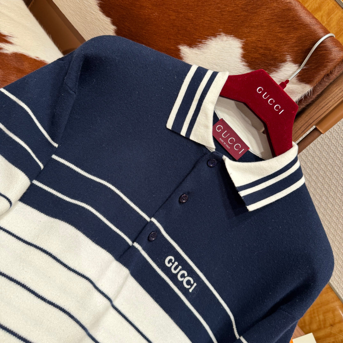 Gucci Polo Shirts- Gucci Polo Shirt Classic Designer Cotton Polo Shirt