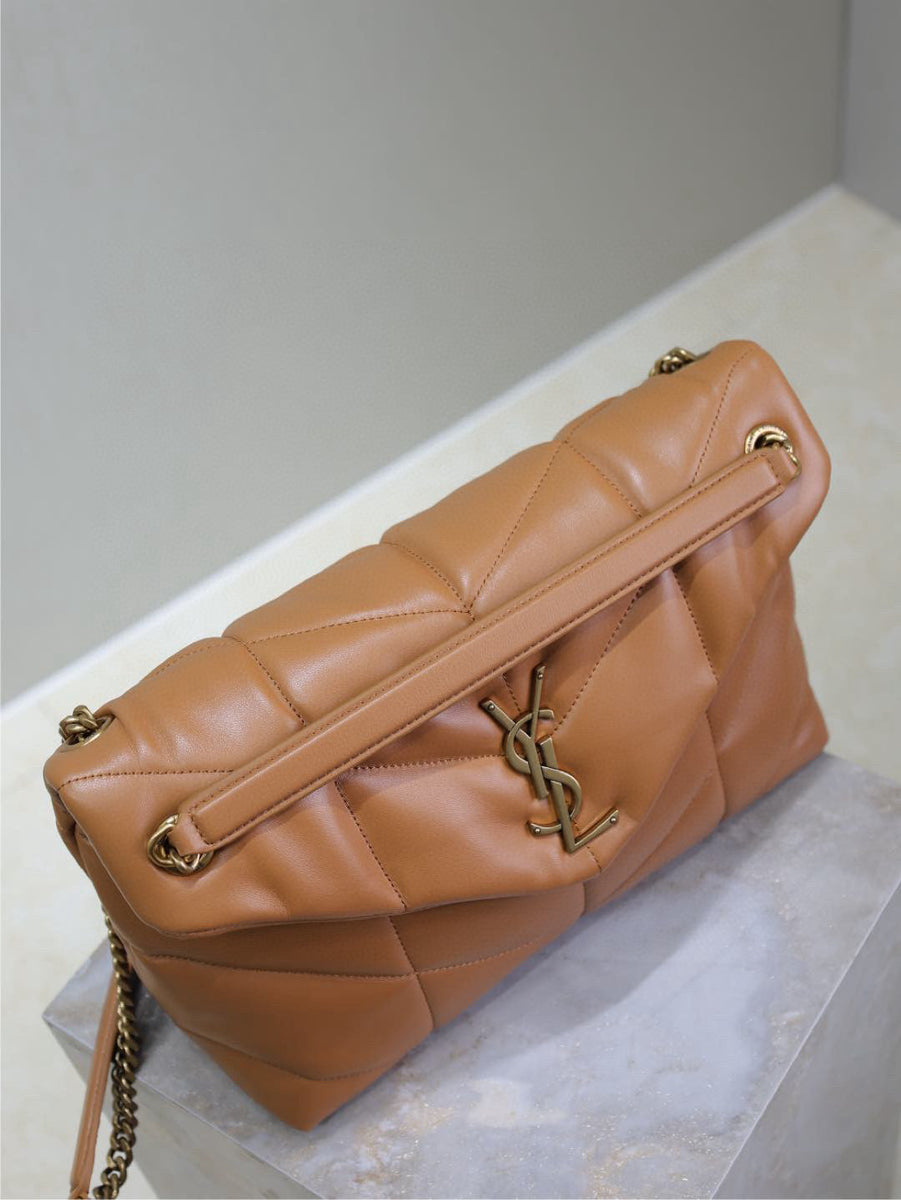 Saint Laurent Bags- Saint Laurent Loulou Medium Puffer Bag Elegant Everyday Designer Handbag