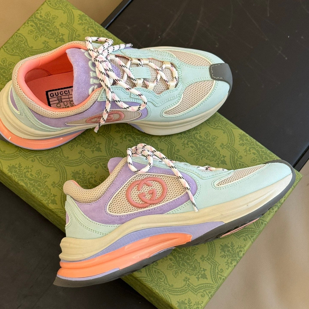 Gucci Shoes- Gucci Run Trainers Premium Designer Casual Shoes
