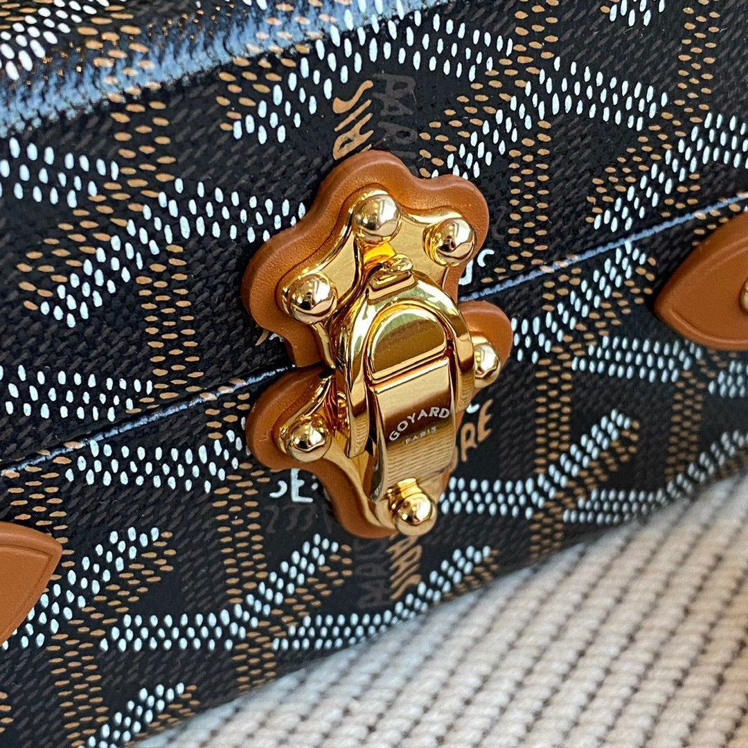 Bags- Goya Grand Hotel Trunk Bag Luxury Designer Leather Handbag