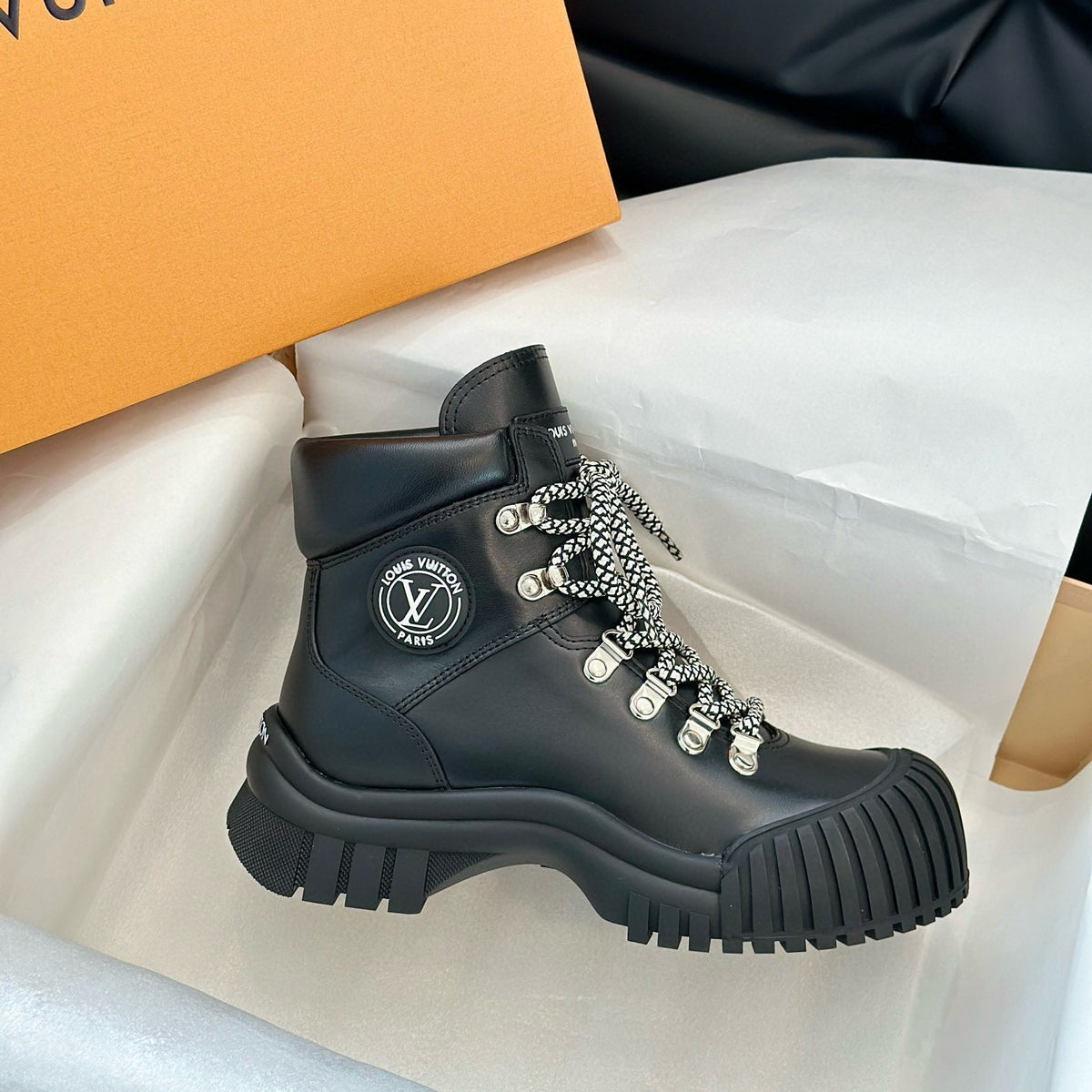 Louis Vuitton Shoes- Louis Vuitton Lou Ruby Boots Comfortable Everyday Designer Shoes