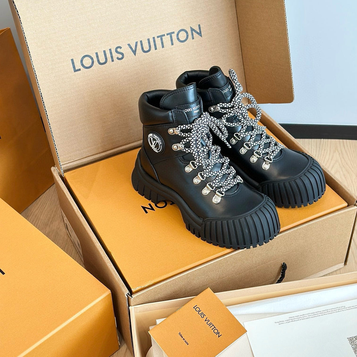 Louis Vuitton Shoes- Louis Vuitton Lou Ruby Boots Comfortable Everyday Designer Shoes
