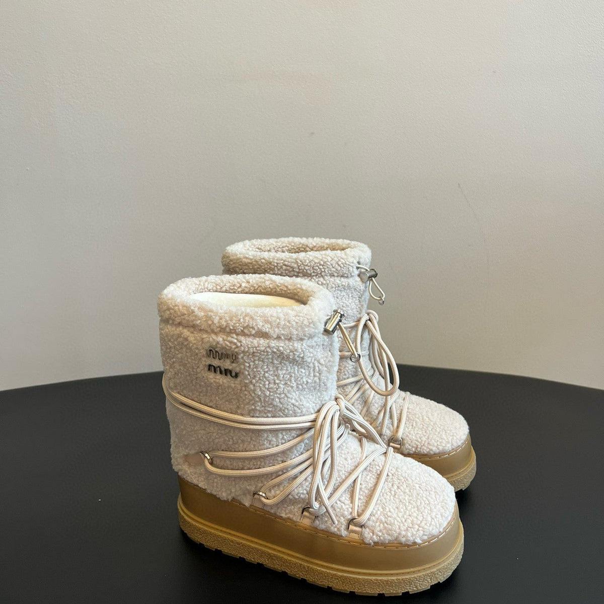 Shoes- Miu M Boots Luxury Lifestyle Designer Footwear