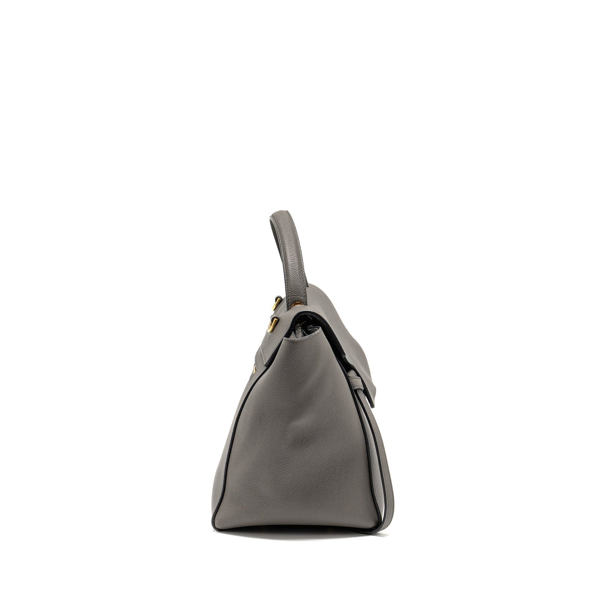 Celine Bags? Celine Mini Belt Bag Calfskin Grey GHW Luxury Designer Leather Handbag