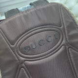 Interior view of Gucci Backpack with organised compartments