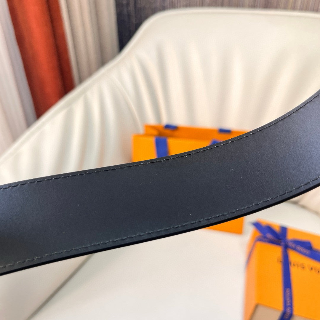 Louis Vuitton Belts- Louis Vuitton Lou Belt 4.0 Cm Premium Leather Designer Belt