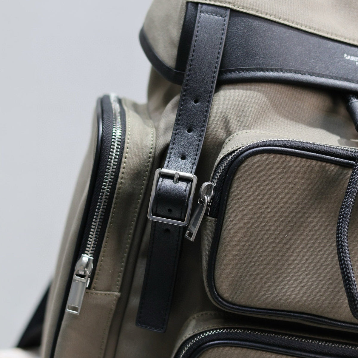 Saint Laurent Bags- Saint Laurent City Multi Pocket Backpack Luxury Designer Leather Handbag