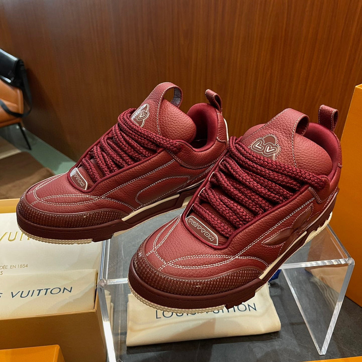 Louis Vuitton Shoes- Louis Vuitton Lou Trainers Comfortable Everyday Designer Shoes