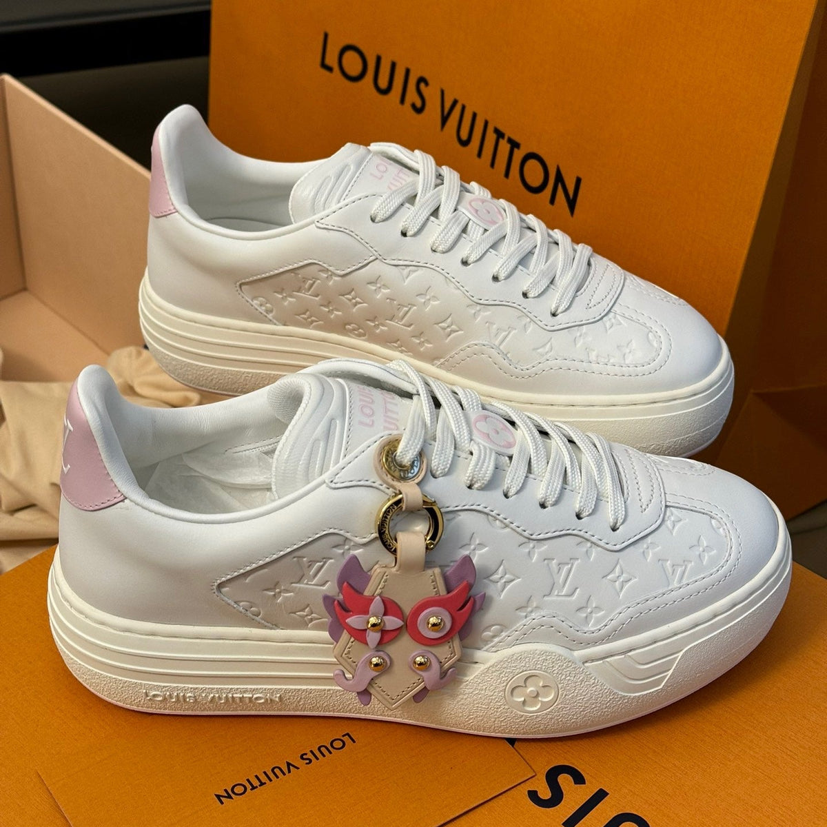 Louis Vuitton Shoes- Louis Vuitton Lou Trainers Premium Designer Casual Shoes