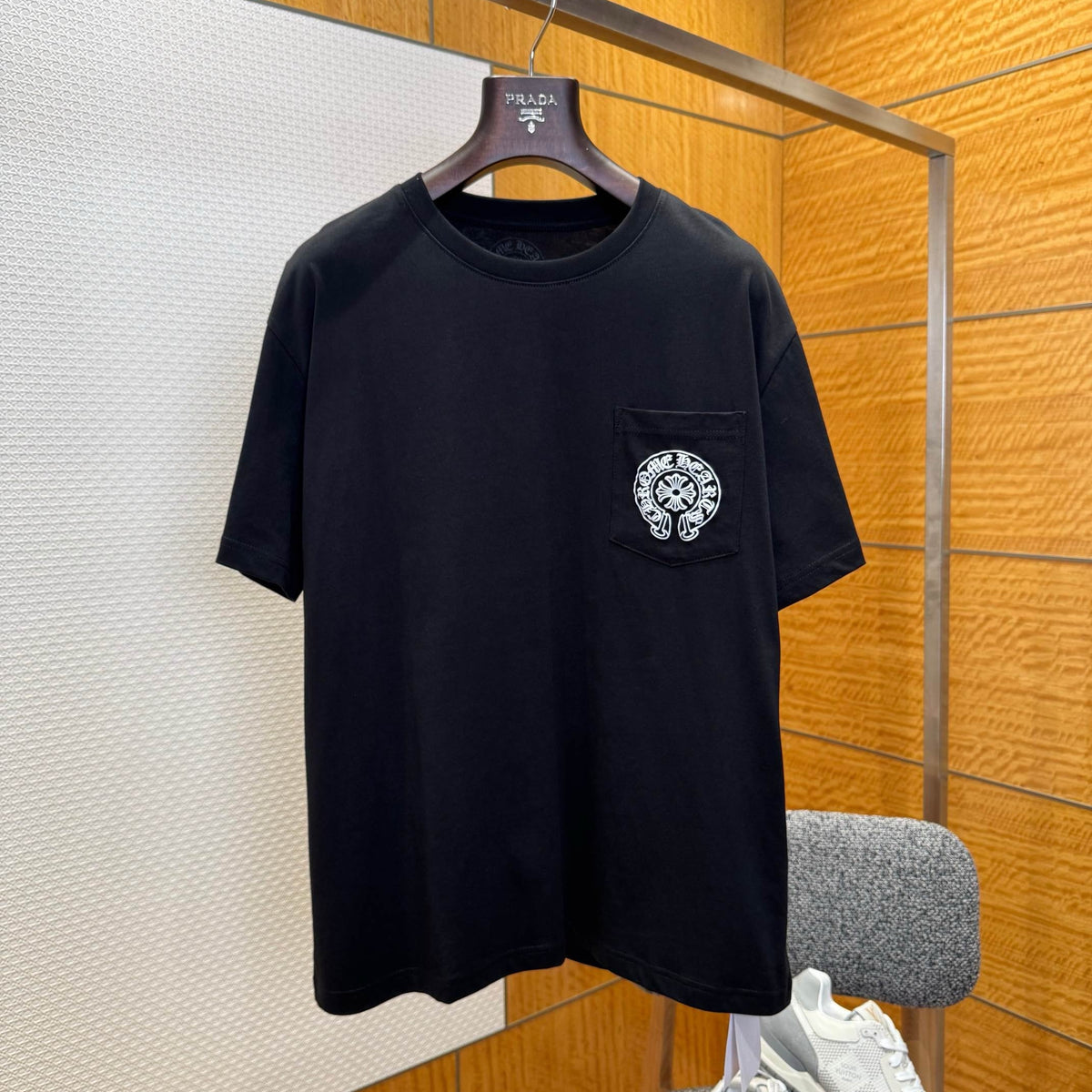 T-Shirts- Chrome H T-shirt Premium Designer Cotton T-Shirt