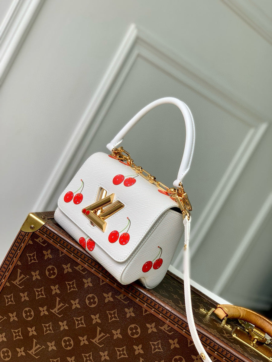 Louis Vuitton Bags- Louis Vuitton Lou x Murakami Twist Pm Bag Elegant Everyday Designer Handbag