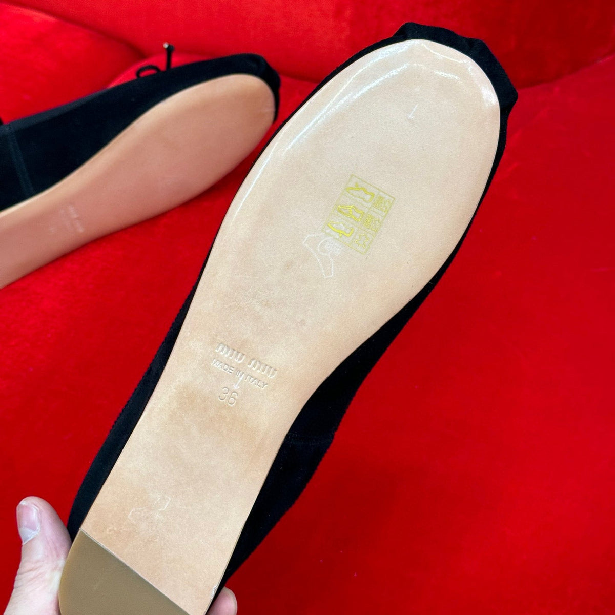 Shoes- Miu M Ballerina Flats Luxury Lifestyle Designer Footwear