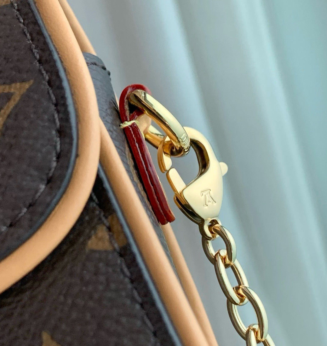 Louis Vuitton Bags- Louis Vuitton Lou Pochette Camille Bag Luxury Designer Leather Handbag