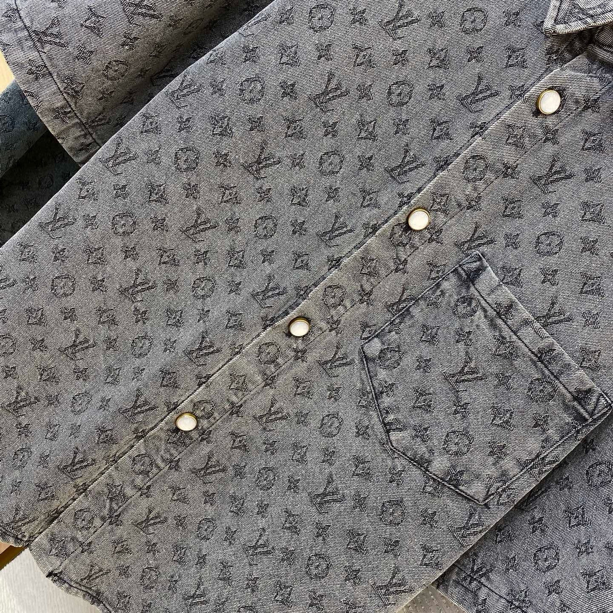 Louis Vuitton Tops- Louis Vuitton Lou Denim Shirt Elegant Everyday Designer Top
