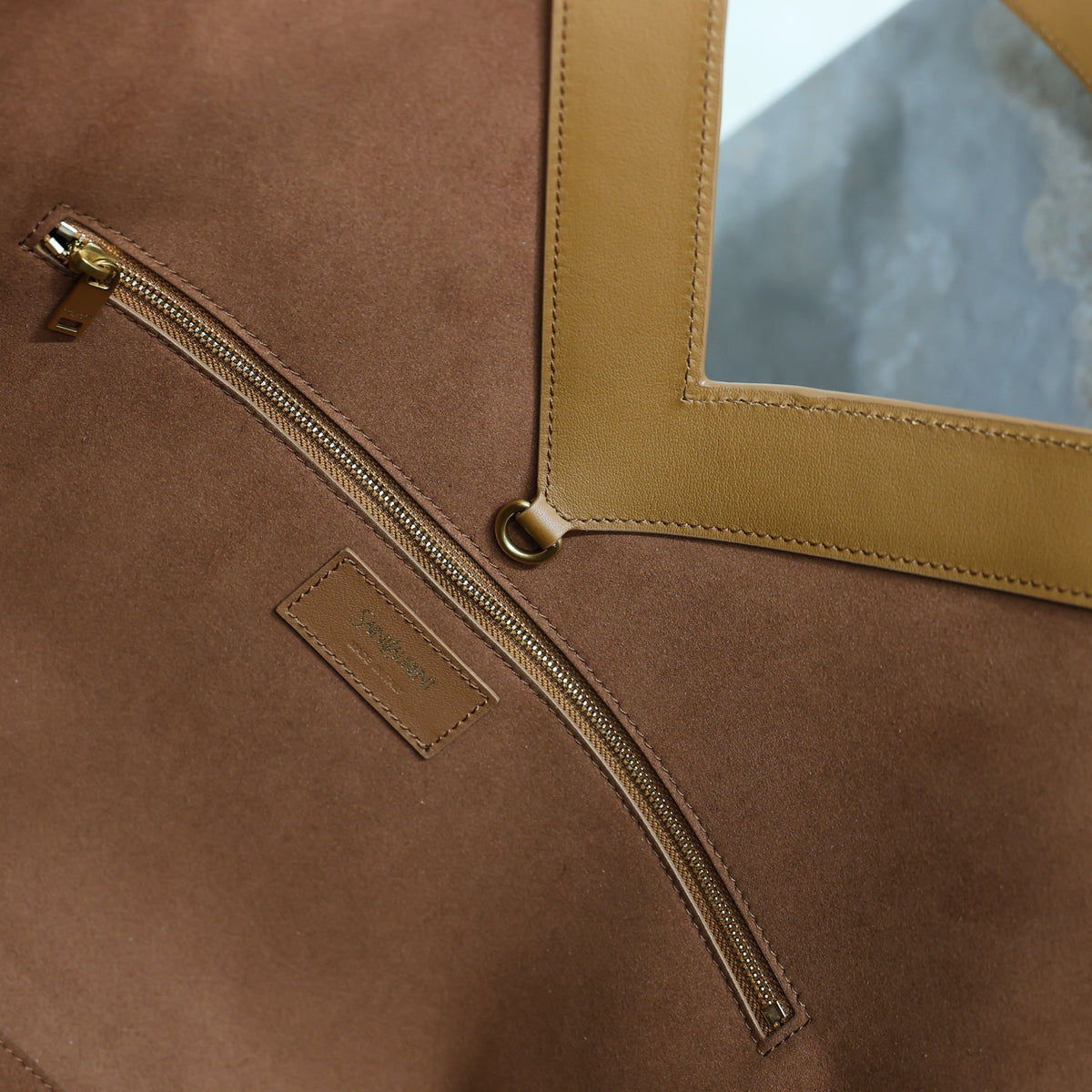 Saint Laurent Bags- Saint Laurent Y Tote In Suede Bag Premium Designer Shoulder Bag