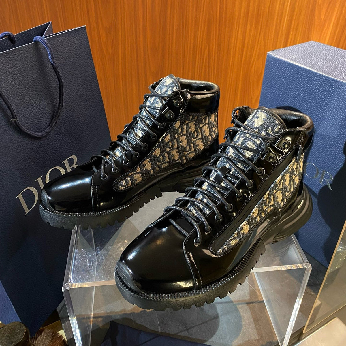 Dior Shoes- Dior Combat Boots Premium Designer Casual Shoes