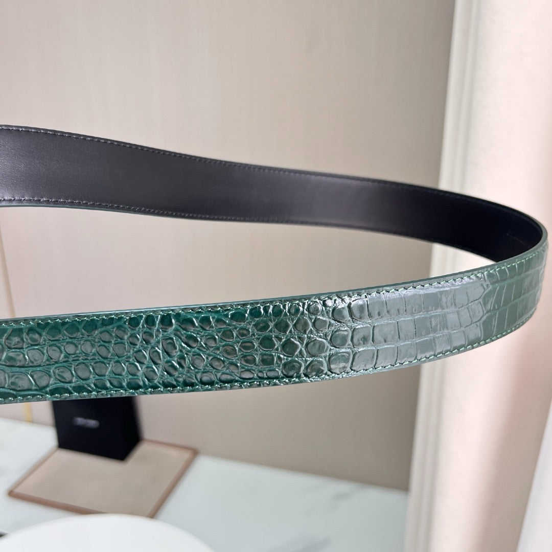 Saint Laurent Belts- Saint Laurent Belt 2 Cm Classic Everyday Designer Belt