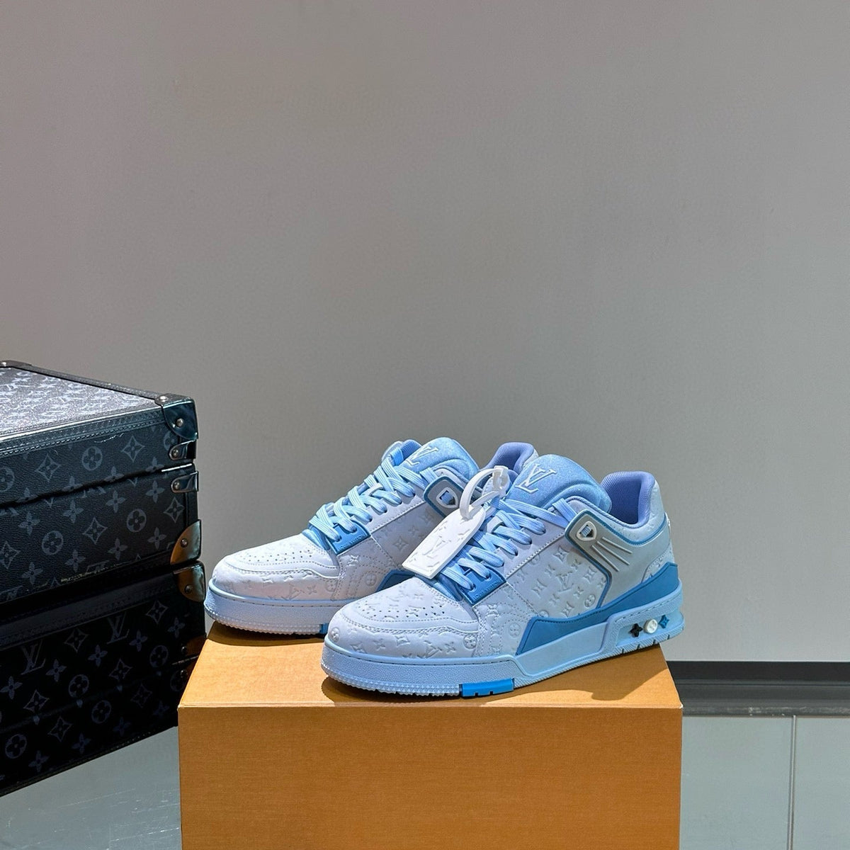 Louis Vuitton Shoes- Louis Vuitton Lou Trainers Comfortable Everyday Designer Shoes