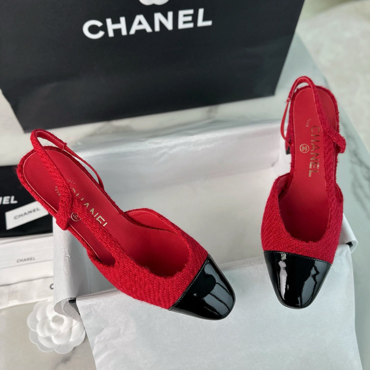 Chanel Shoes- Chanel Slingback Heels Comfortable Everyday Designer Shoes