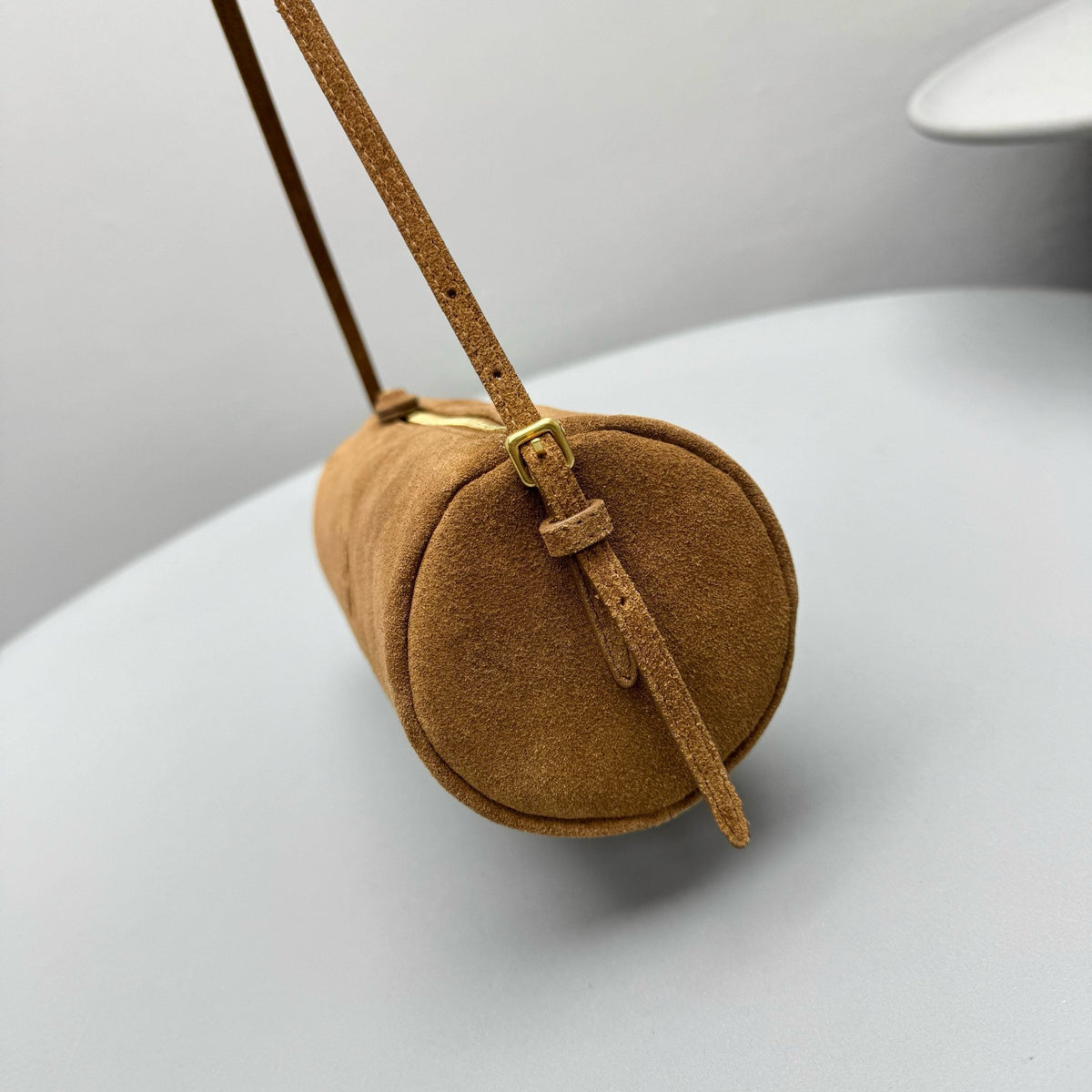 Bags- Miu M Suede Pouch Elegant Everyday Designer Handbag